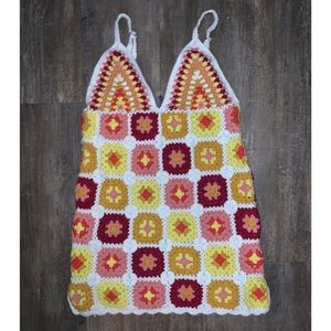 Crochet bathing suite cover up
